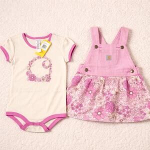 Baby Girls Carhartt Set Size 12m. NWT